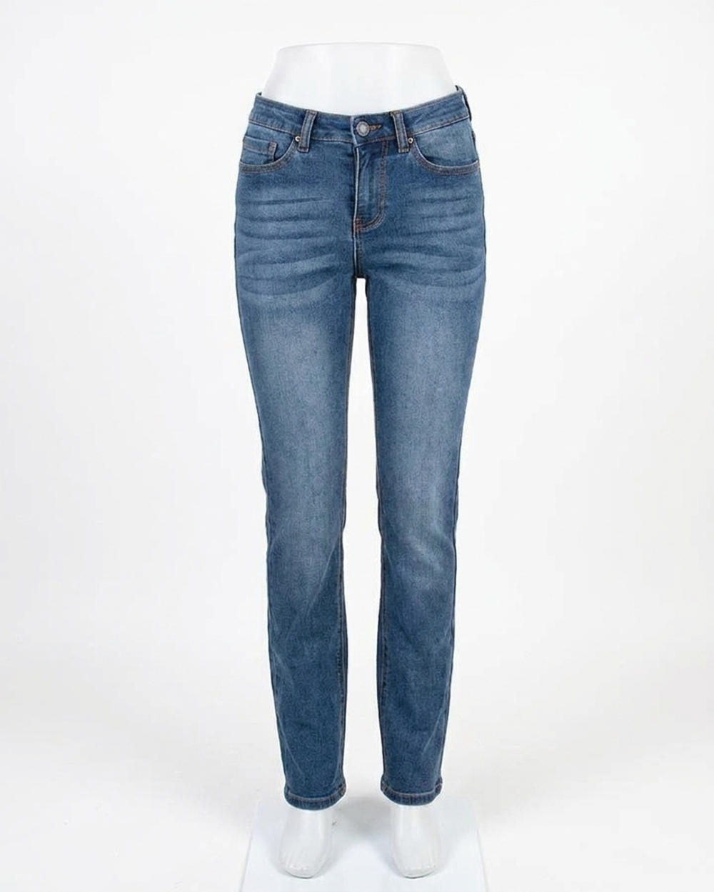 NEW GRACE AND LACE barely boot denim jeans in dark midwash